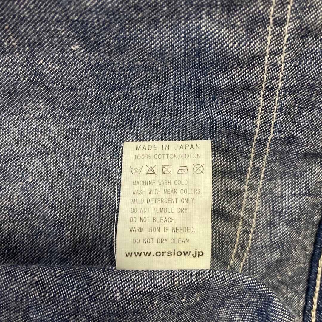 ☆orslow オアスロウPARKA COVERALL DENIM 大戦モデル☆