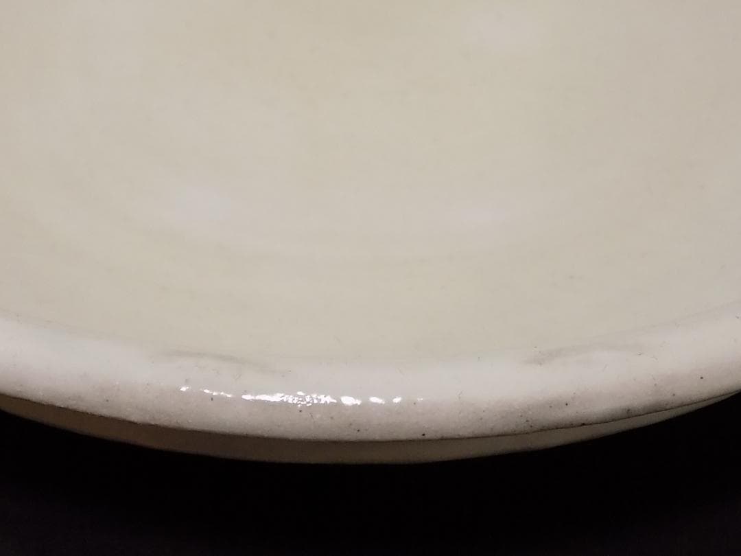 古谷信男 粉引き楕円大鉢　新品未使用　信楽焼 古谷製陶所