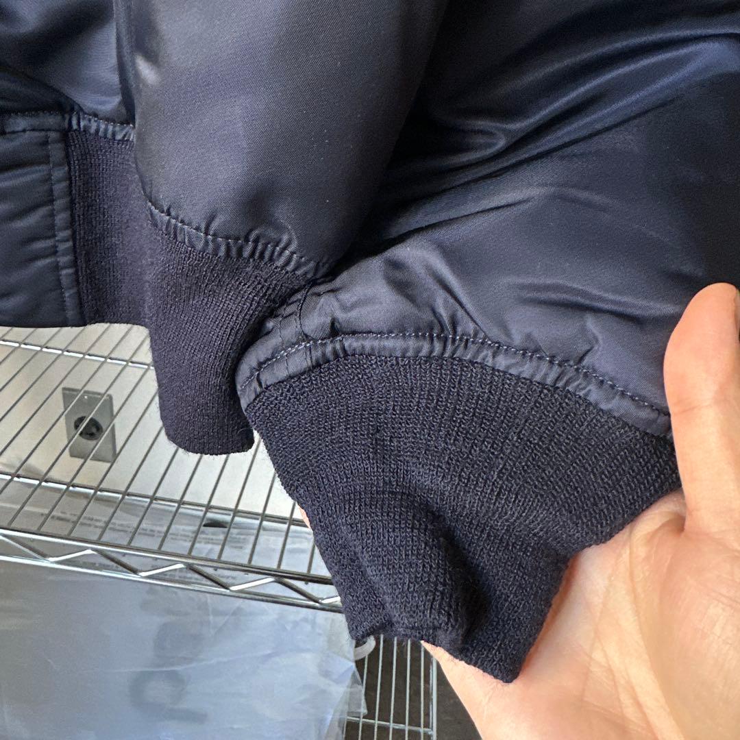 Mサイズ　ネイビー (MA-1 )B15Cフライトジャケット ファー付き