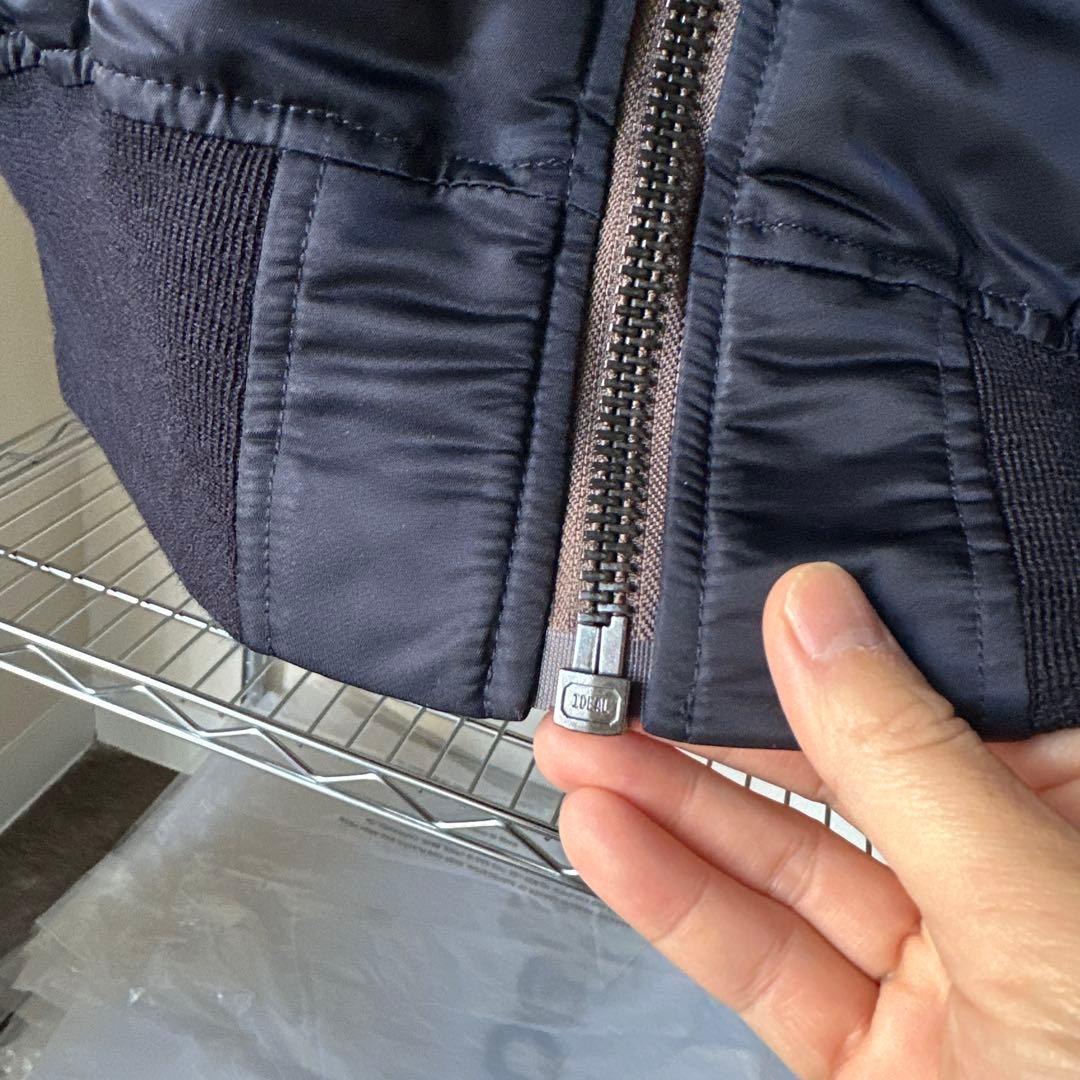 Mサイズ　ネイビー (MA-1 )B15Cフライトジャケット ファー付き