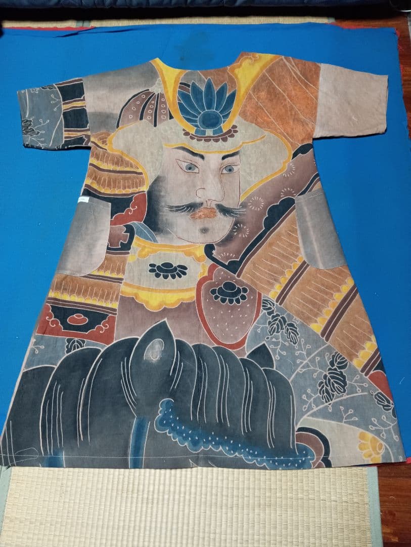 リ*カ様 ★柿渋染め★幟旗ワンピース★