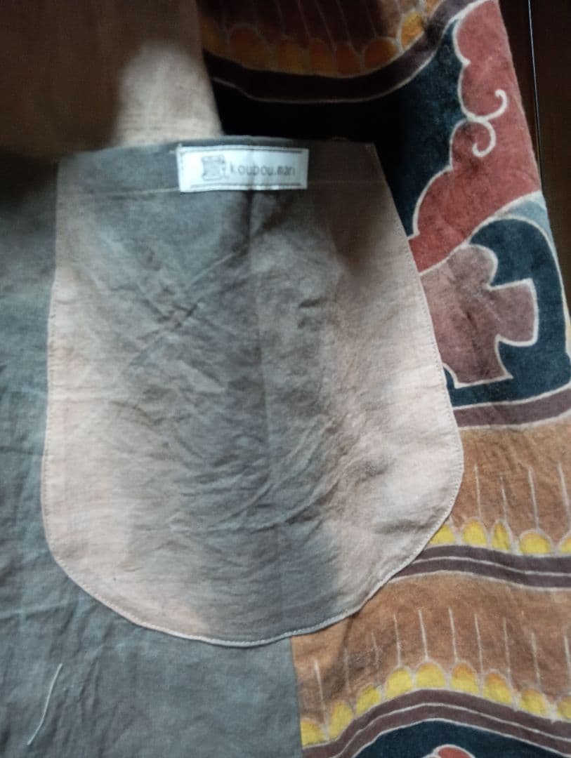 リ*カ様 ★柿渋染め★幟旗ワンピース★