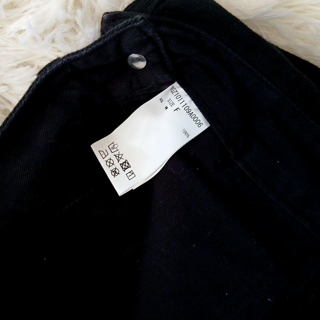 ウィムガゼット カツラギ オールインワン ブラック ストラップ オーバーオール