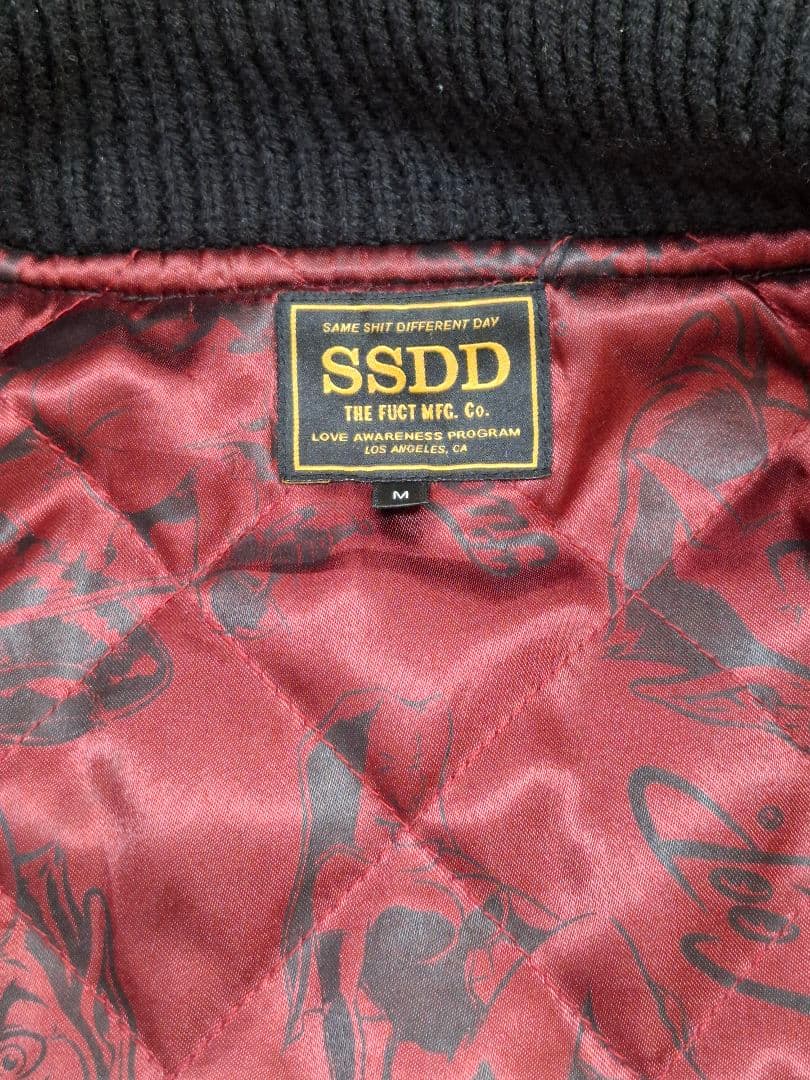 SSDD FUCT バック刺繍　ファラオジャケット　ホットロッド