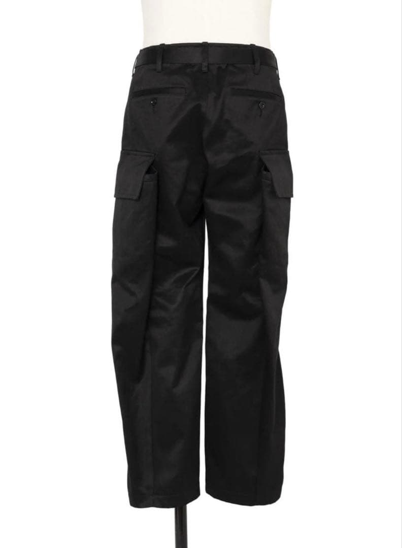 【コリラ】sacai CottonChinoPants ブラック チノパン