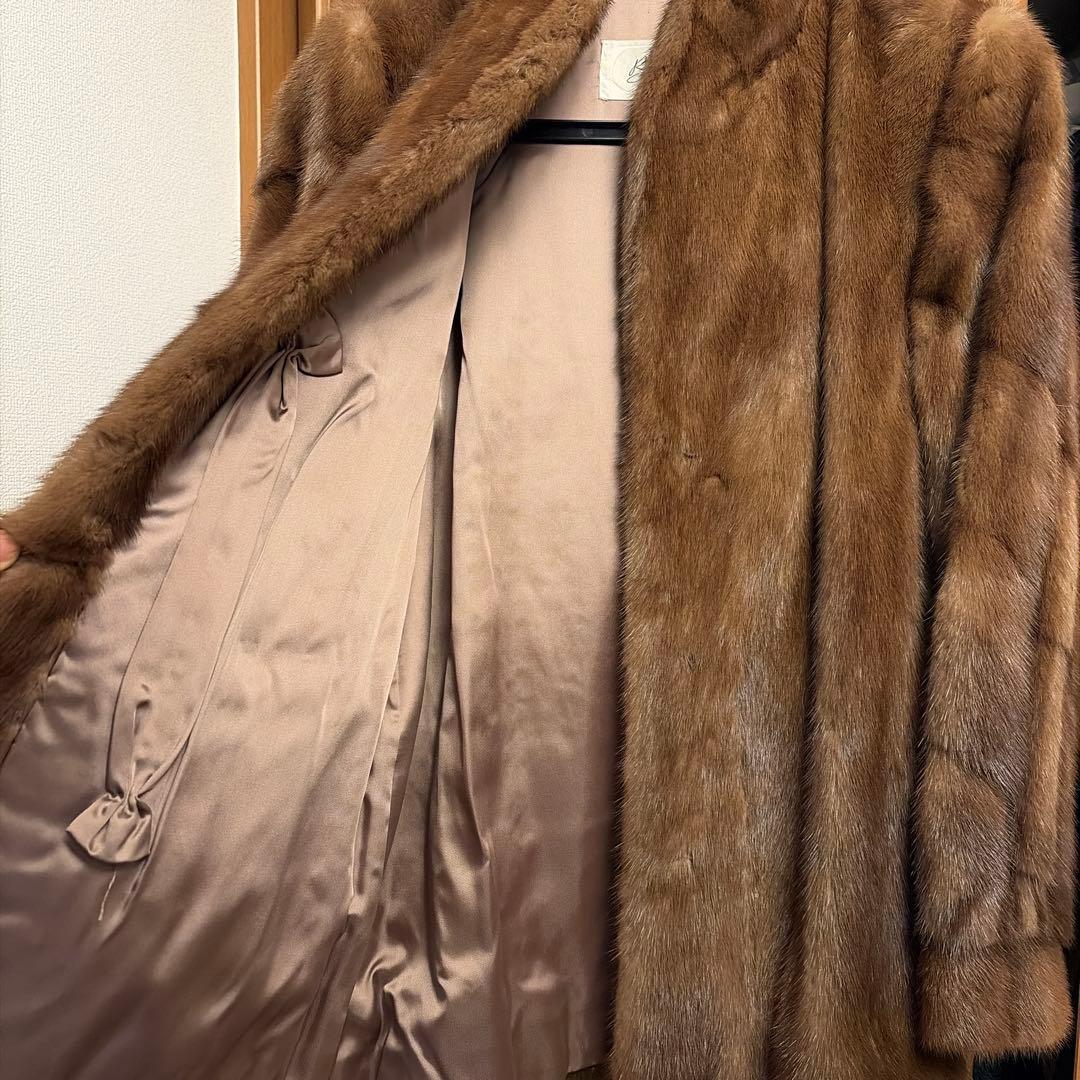 サガミンク Belle Vison ファーコート 銀タグ