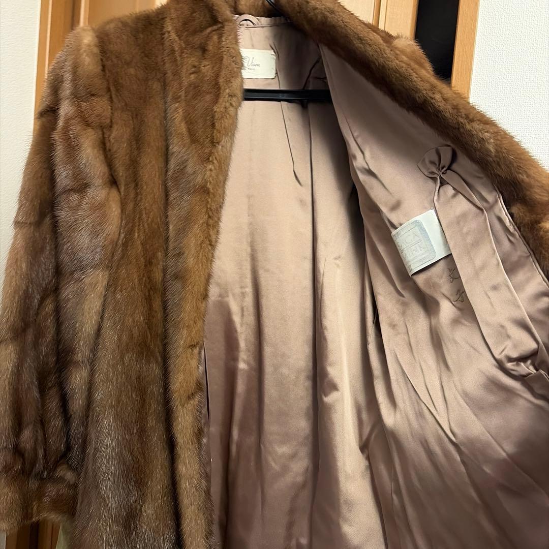 サガミンク Belle Vison ファーコート 銀タグ
