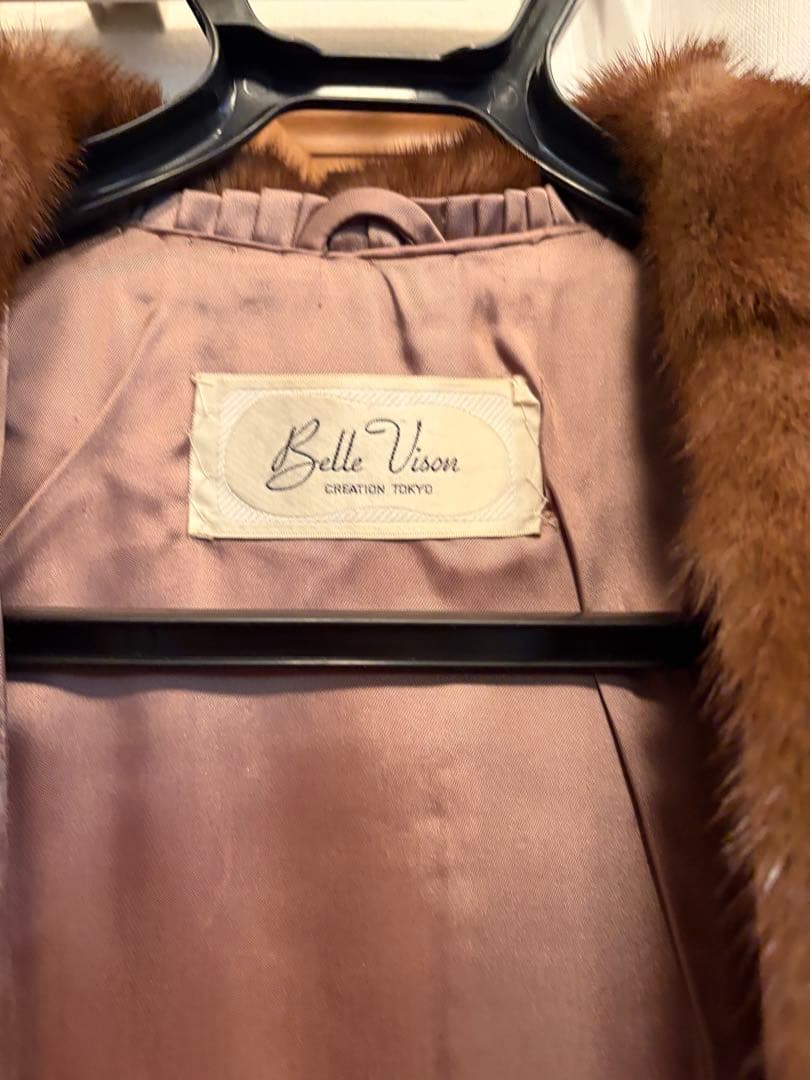 サガミンク Belle Vison ファーコート 銀タグ