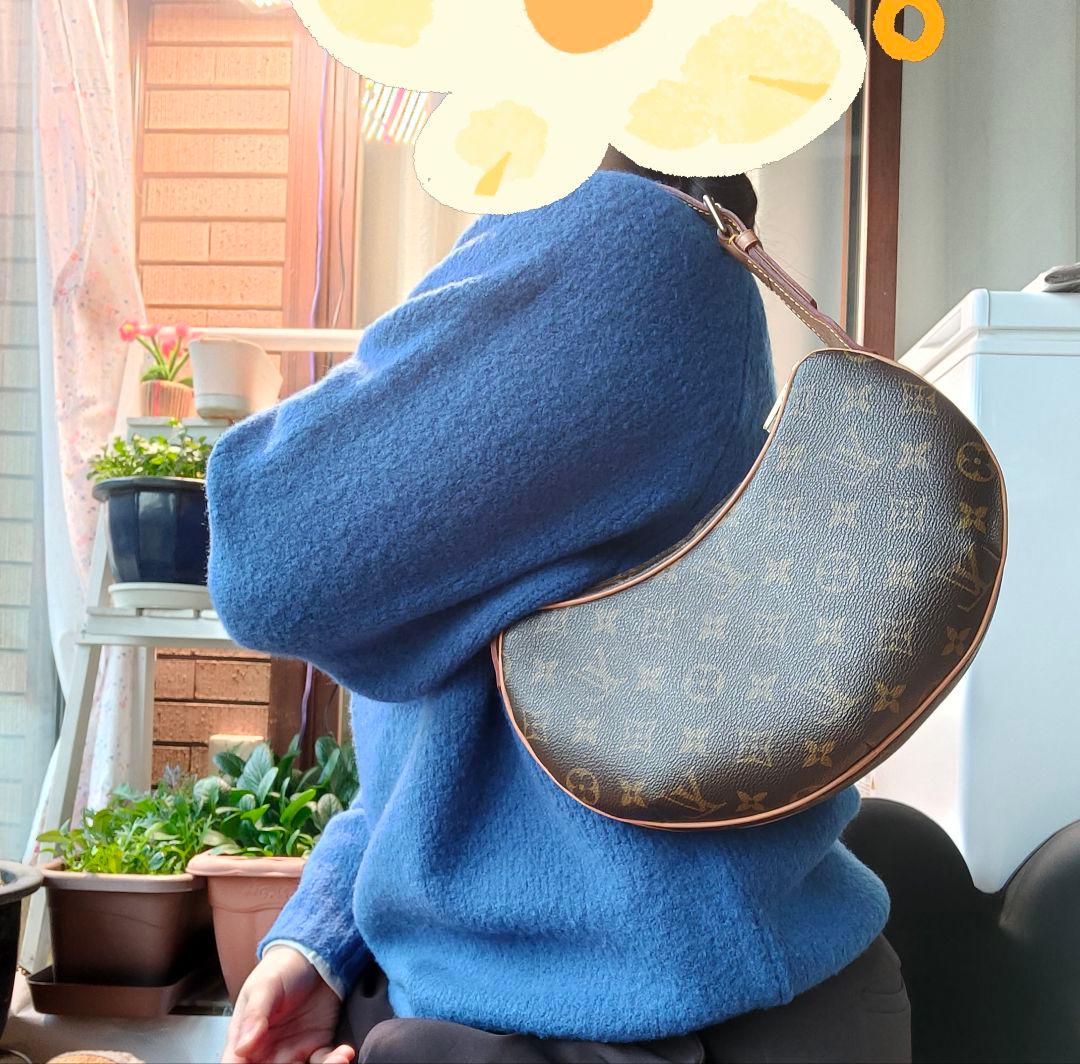 LOUIS VUITTON ショルダーバッグ クロワッサン モノグラム PM