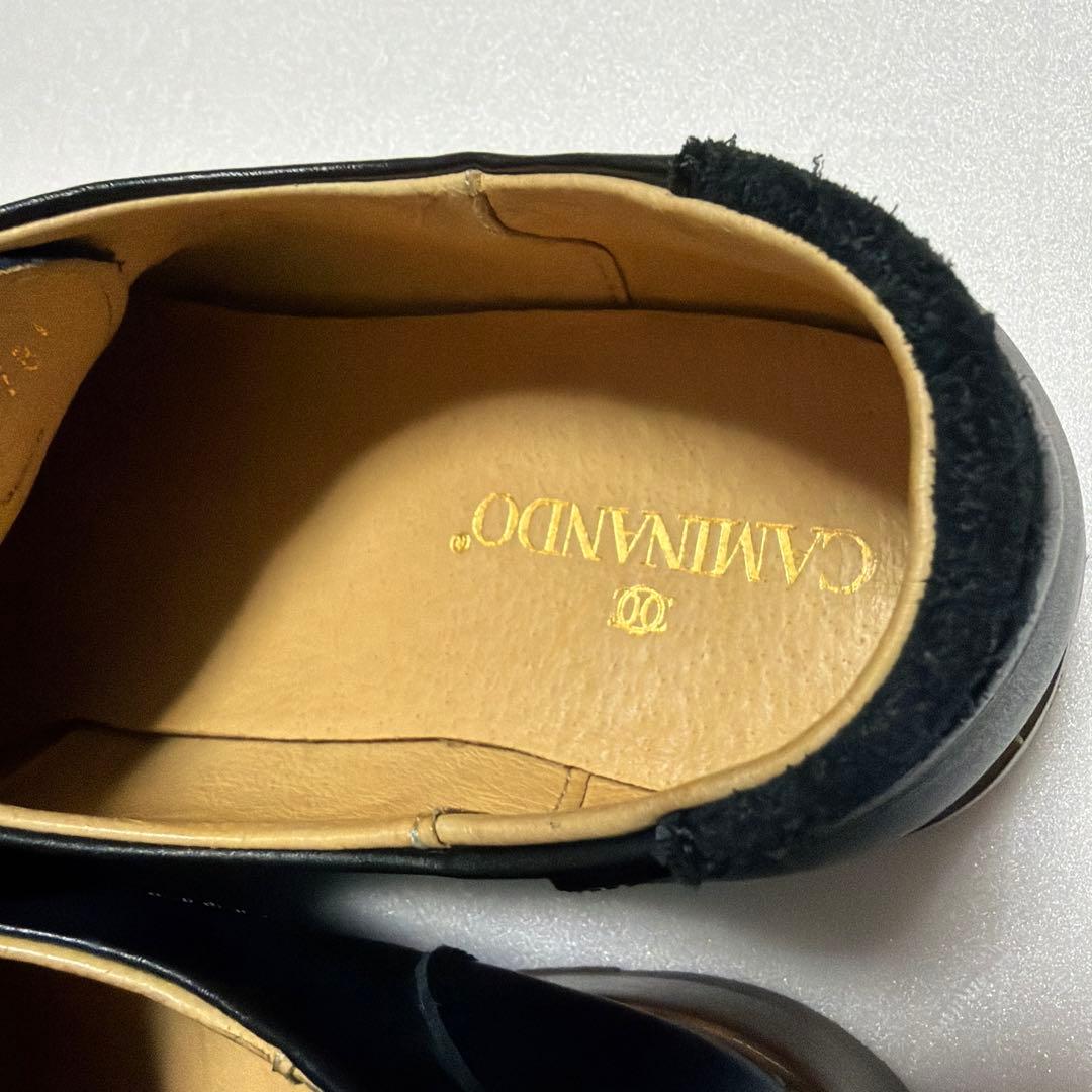 カミナンド CAMINANDO 27センチ　ブラック　レザーシューズ