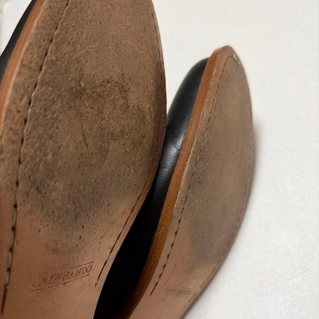 カミナンド CAMINANDO 27センチ　ブラック　レザーシューズ