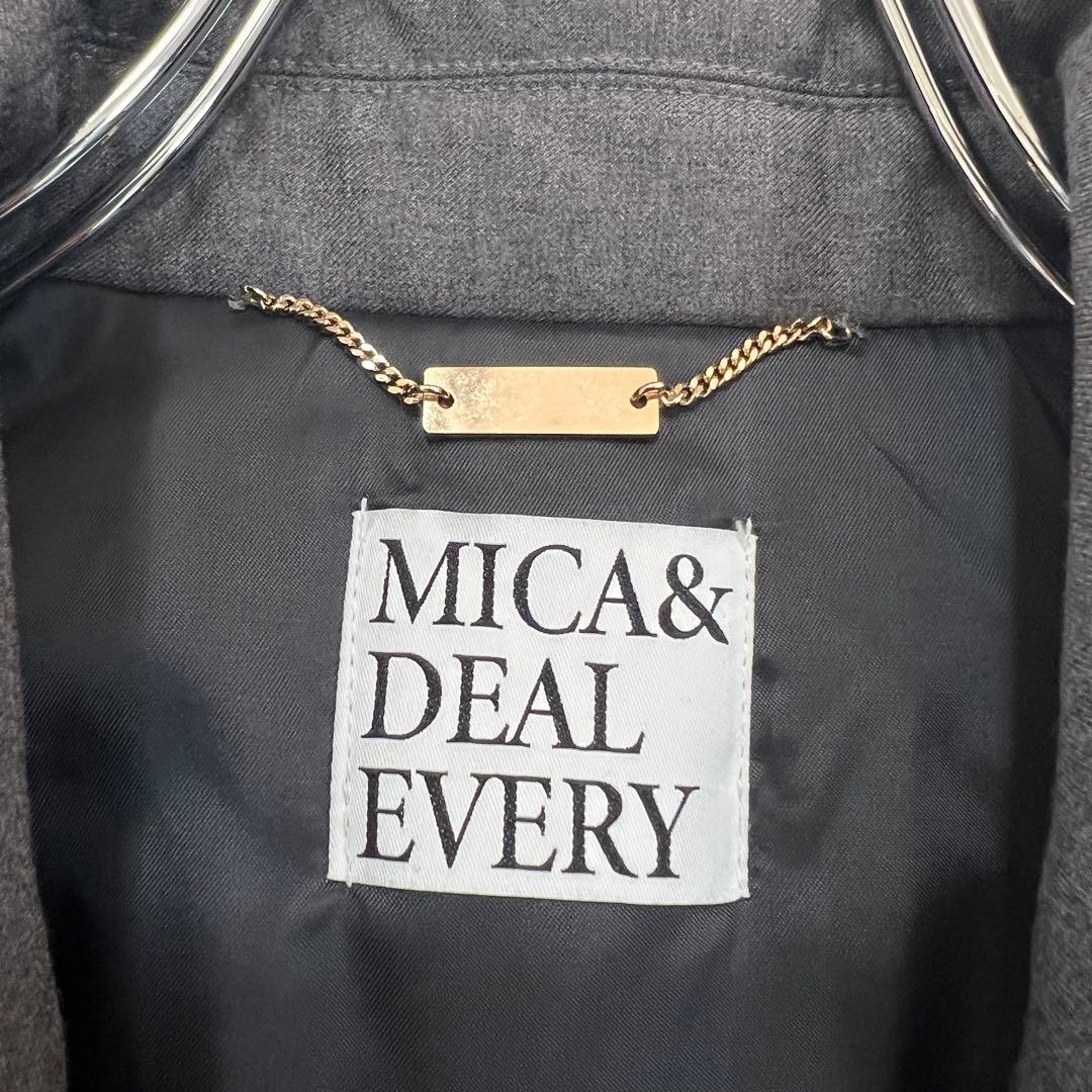 未使用級♡MICA&DEAL 中わた　チェスターコート　グレー　ロングコート