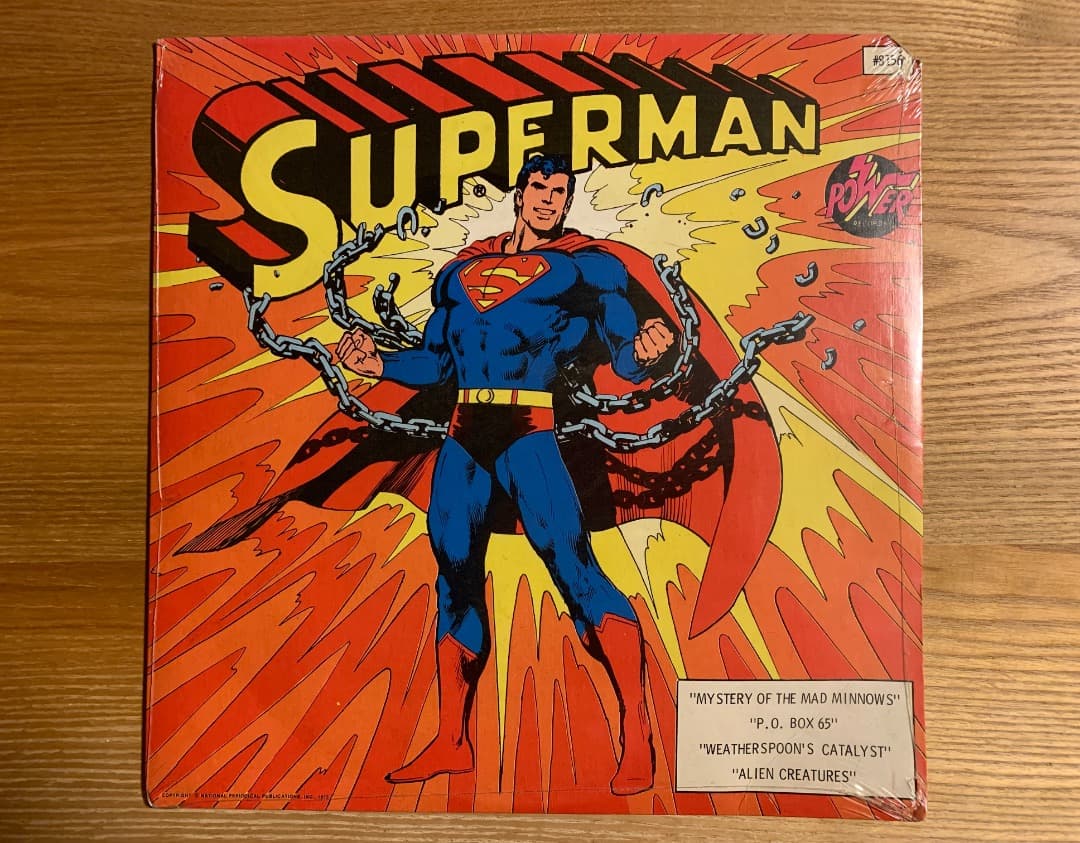 未開封 SUPERMAN スーパーマン POWER RECORDS レコード