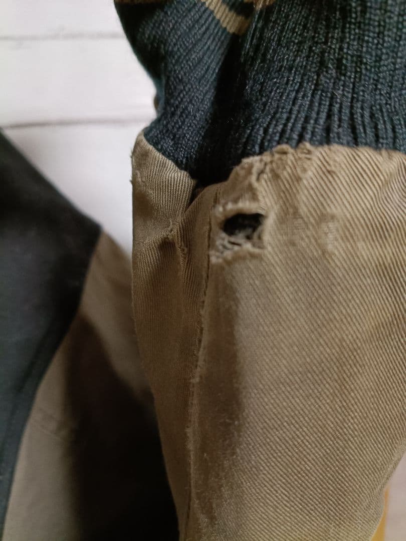 【訳あり】ナイキ スタジャン 刺繍ロゴ バイカラー タグビッグ