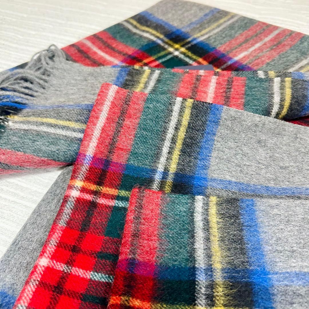 ひ*ん様 ジョンストンズ カシミア 大判ストール マフラー グレースチュワート