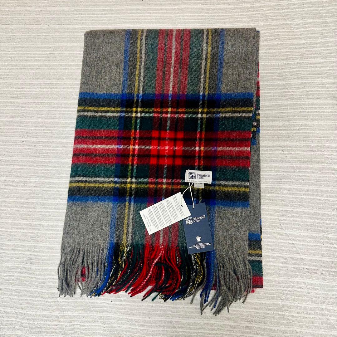 ひ*ん様 ジョンストンズ カシミア 大判ストール マフラー グレースチュワート