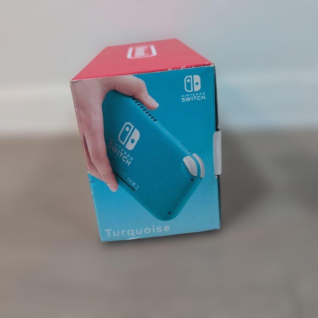 【動作品】Nintendo Switch Lite ターコイズ 本体 箱・充電器
