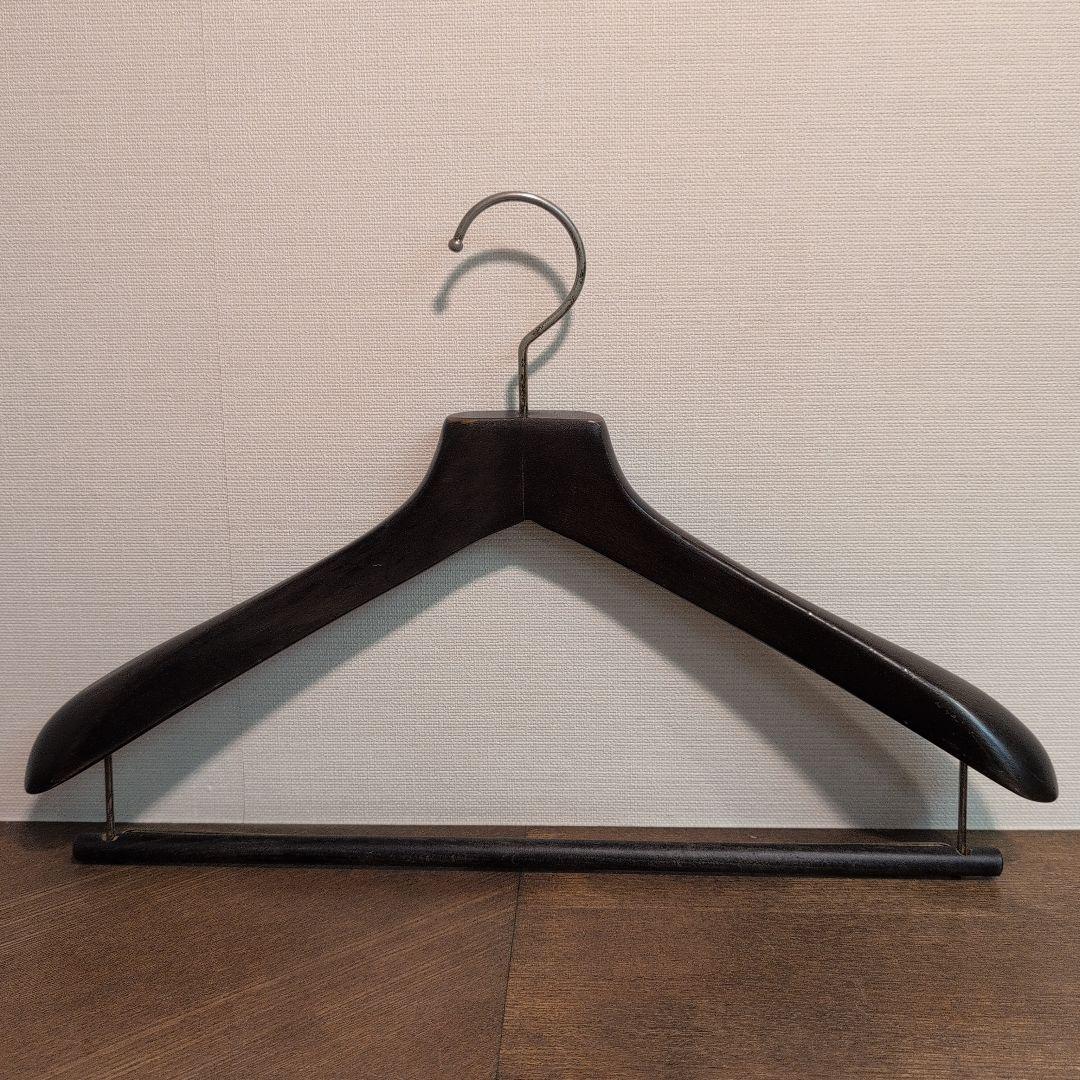 木製 メンズ ハンガー 肩にカーブと厚みがあるタイプ ２種 合計１５本