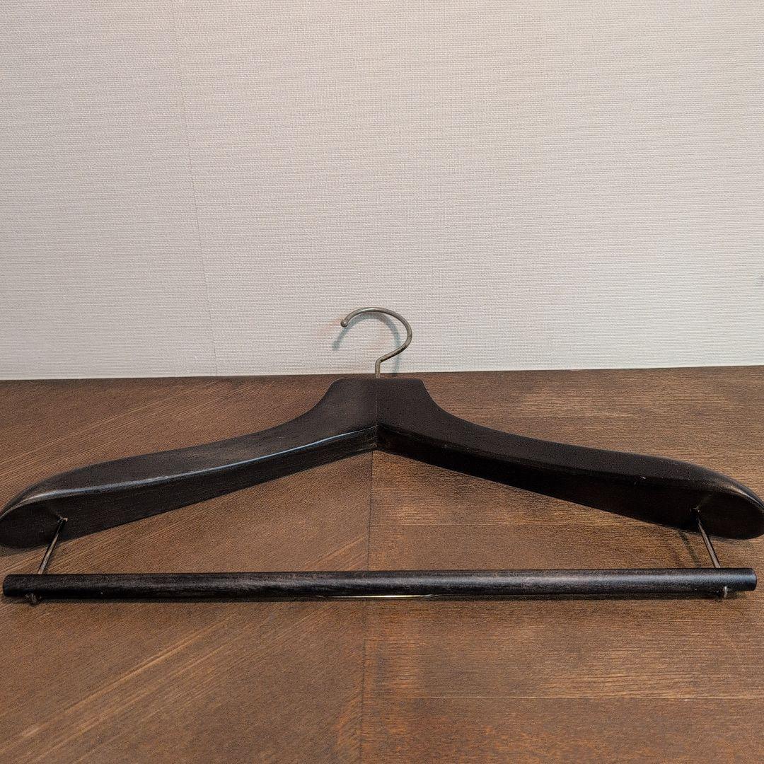 木製 メンズ ハンガー 肩にカーブと厚みがあるタイプ ２種 合計１５本