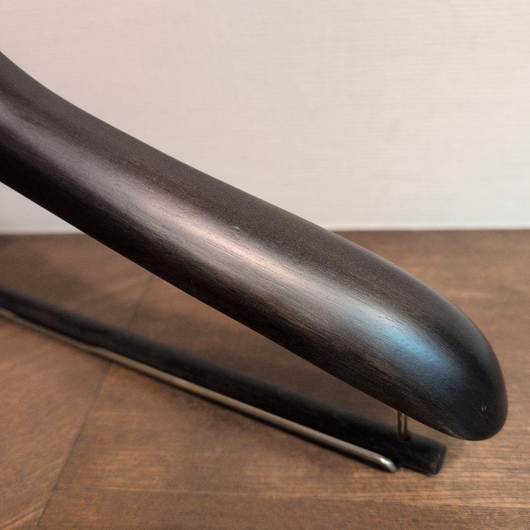 木製 メンズ ハンガー 肩にカーブと厚みがあるタイプ ２種 合計１５本