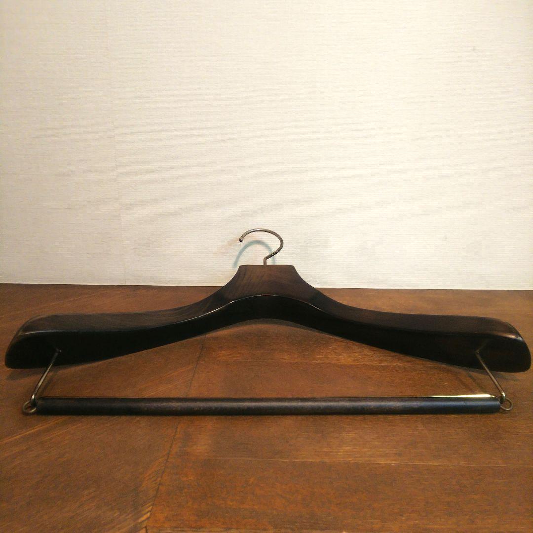 木製 メンズ ハンガー 肩にカーブと厚みがあるタイプ ２種 合計１５本