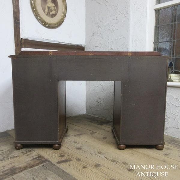 イギリス アンティーク 家具 デスク 机 作業台 店舗什器 英国 6324d