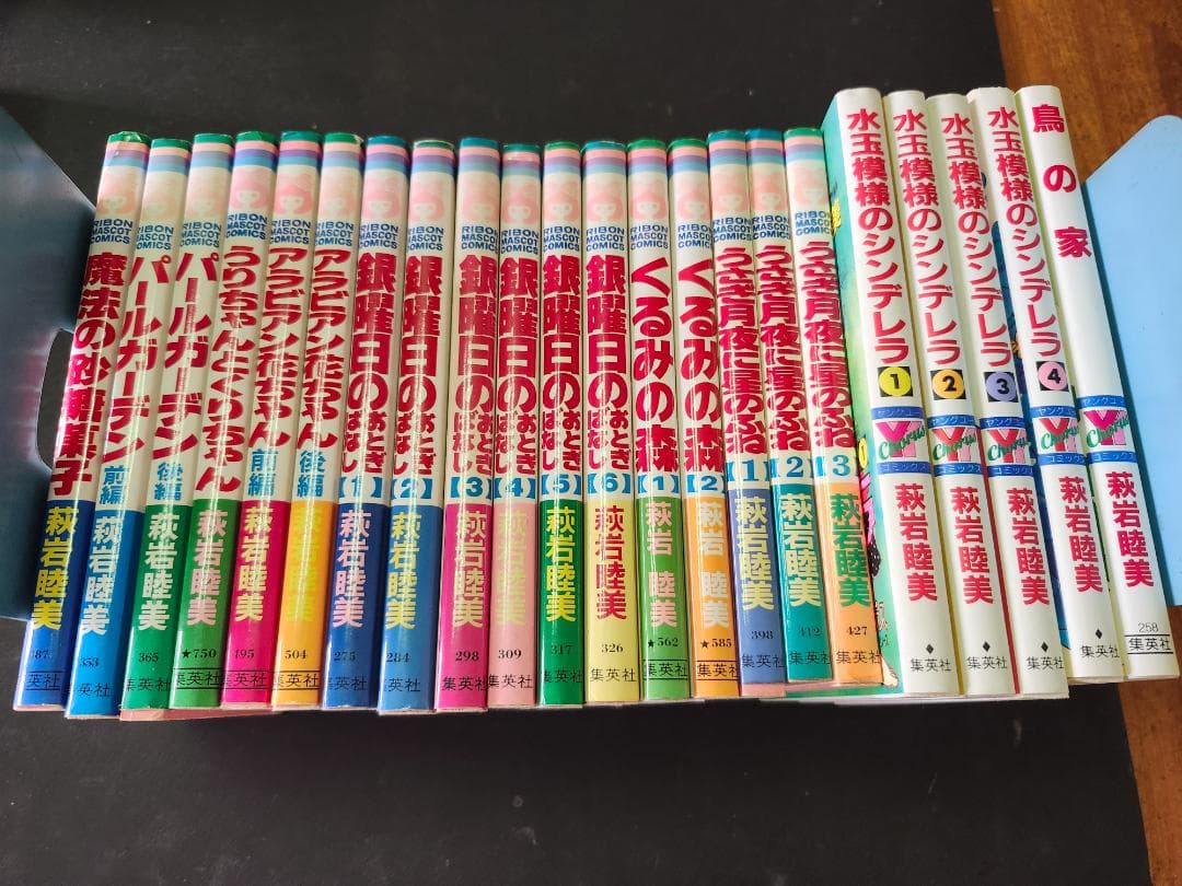 「水玉模様のシンデレラ」など萩岩睦美著作23冊　集英社