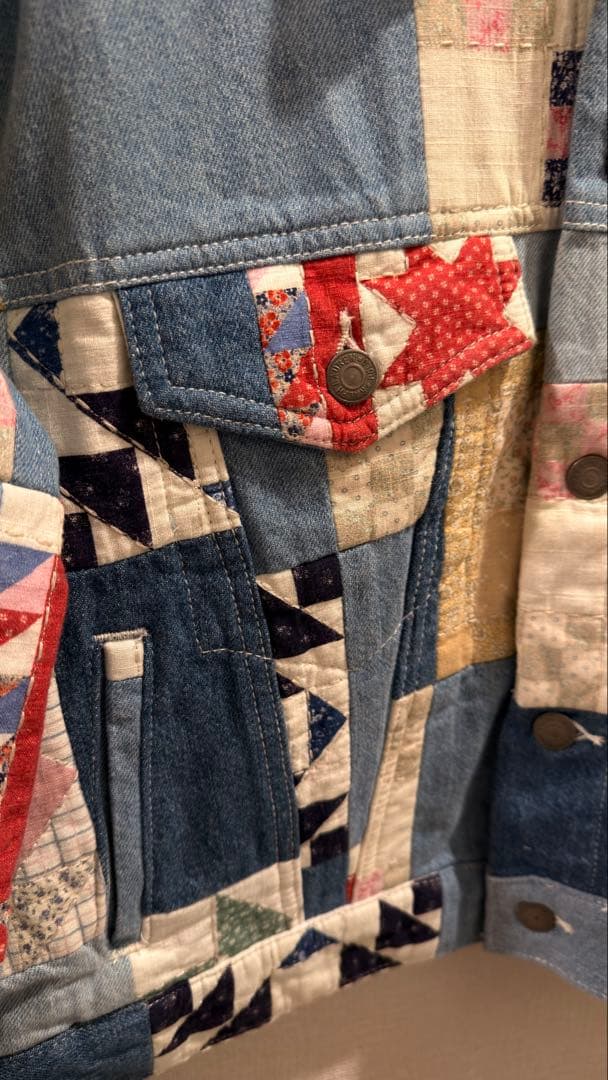 ポロラルフローレンPOLORALPHLAUREN パッチワーク デニムジャケット