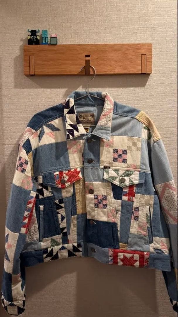 ポロラルフローレンPOLORALPHLAUREN パッチワーク デニムジャケット