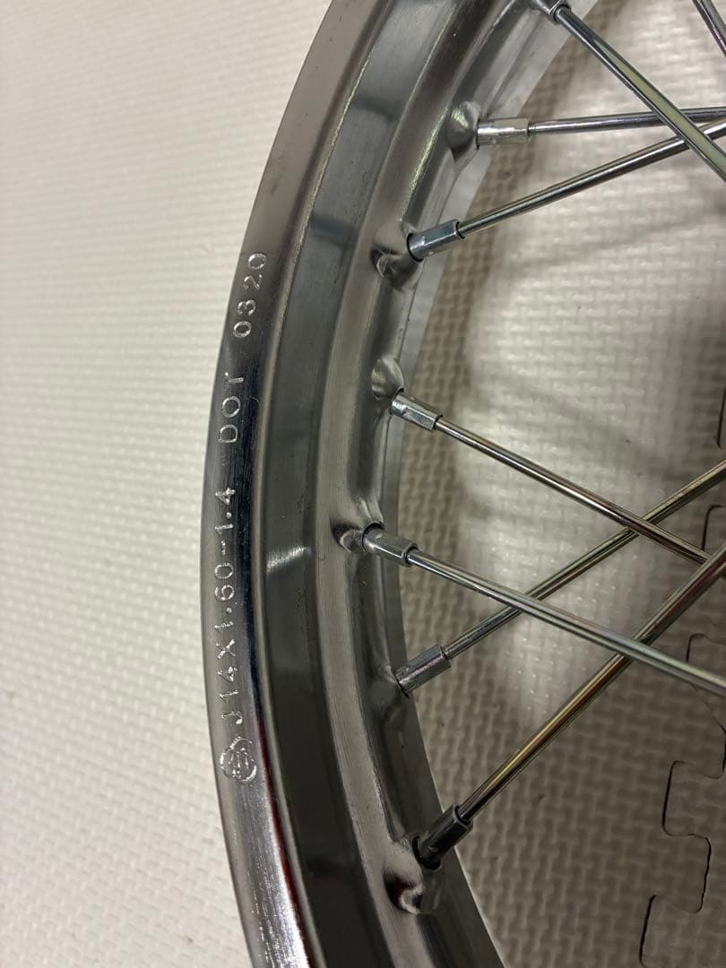 スーパーカブ用　ホイール　1本　J14×1.60-1.4 スポークホイール