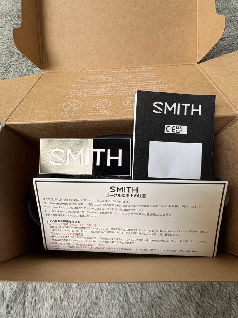 Smith 2024ゴーグル ブラック レッドソルXミラー