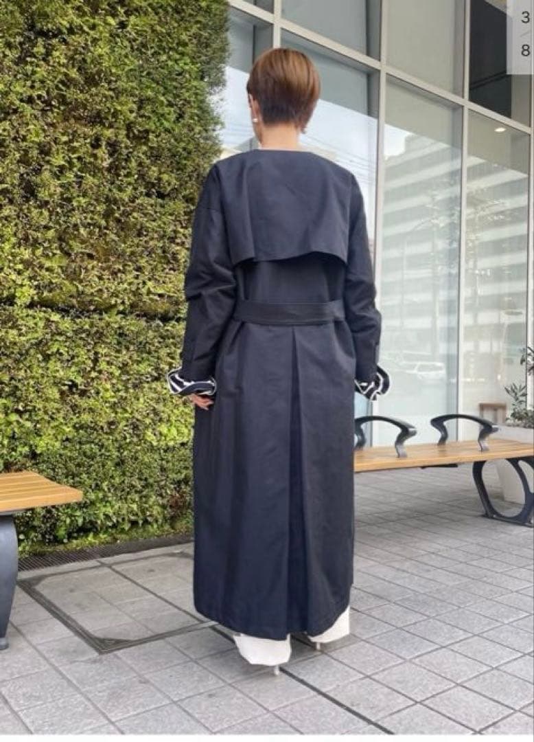 新品★Spick and Span ノーカラートレンチコート 36
