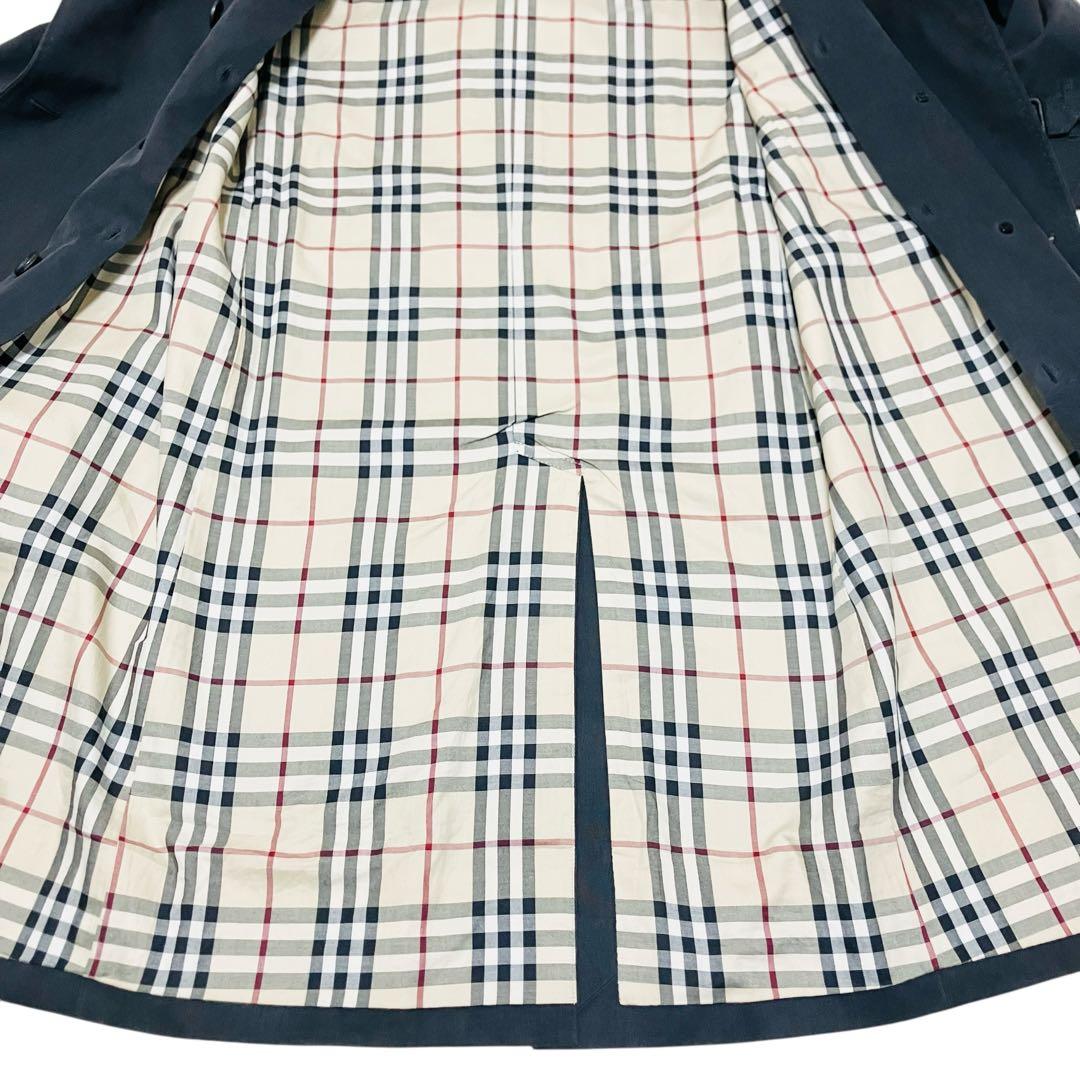 バーバリー✨モッズコート メガチェック キルティングライナー フォックスファー