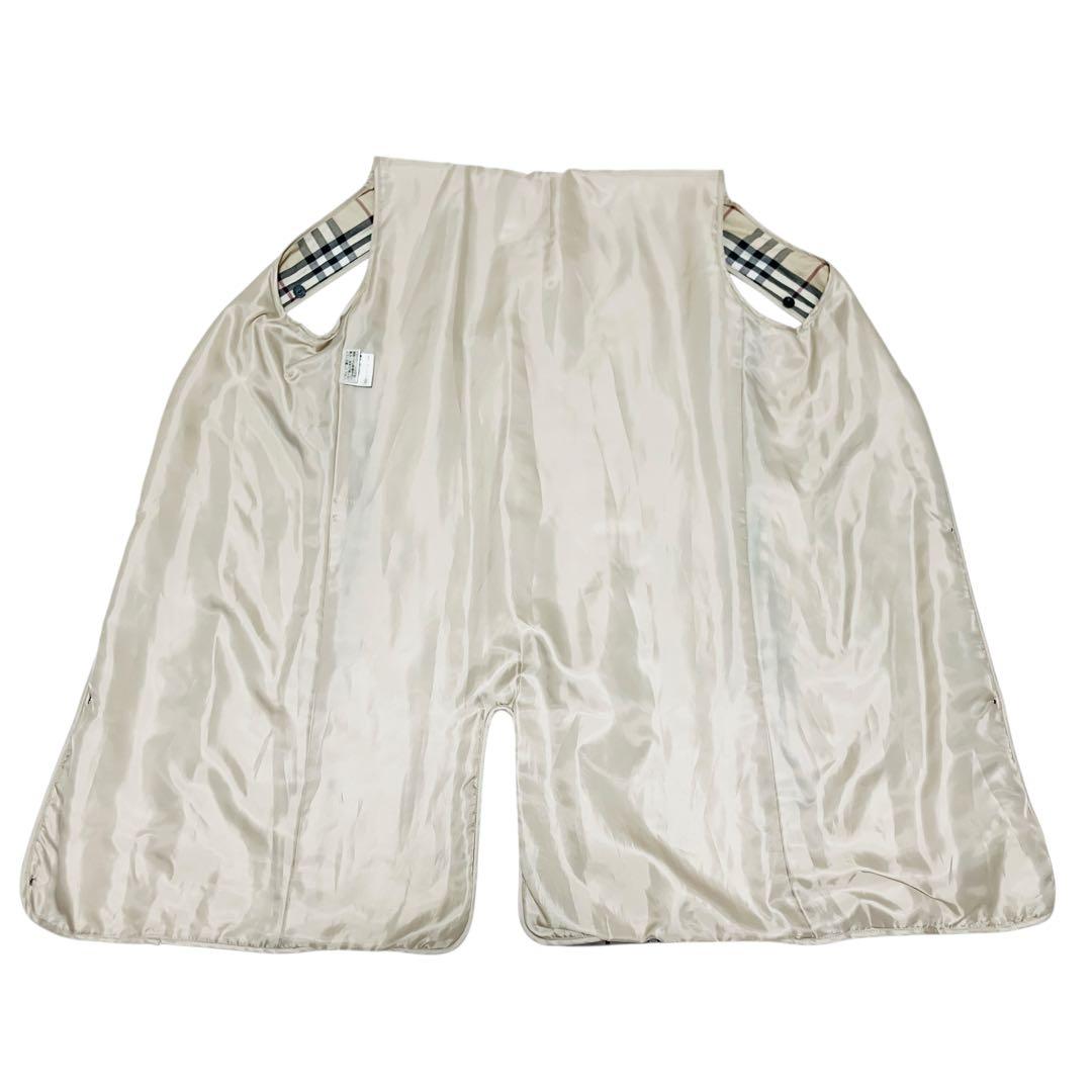 バーバリー✨モッズコート メガチェック キルティングライナー フォックスファー