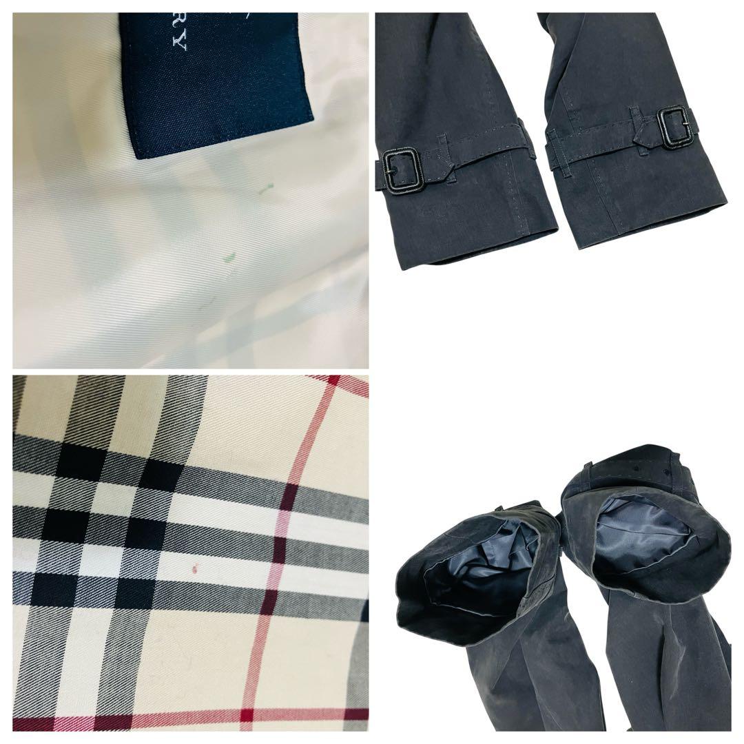 バーバリー✨モッズコート メガチェック キルティングライナー フォックスファー