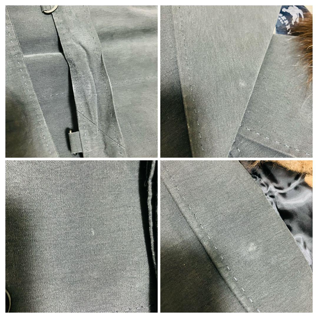 バーバリー✨モッズコート メガチェック キルティングライナー フォックスファー