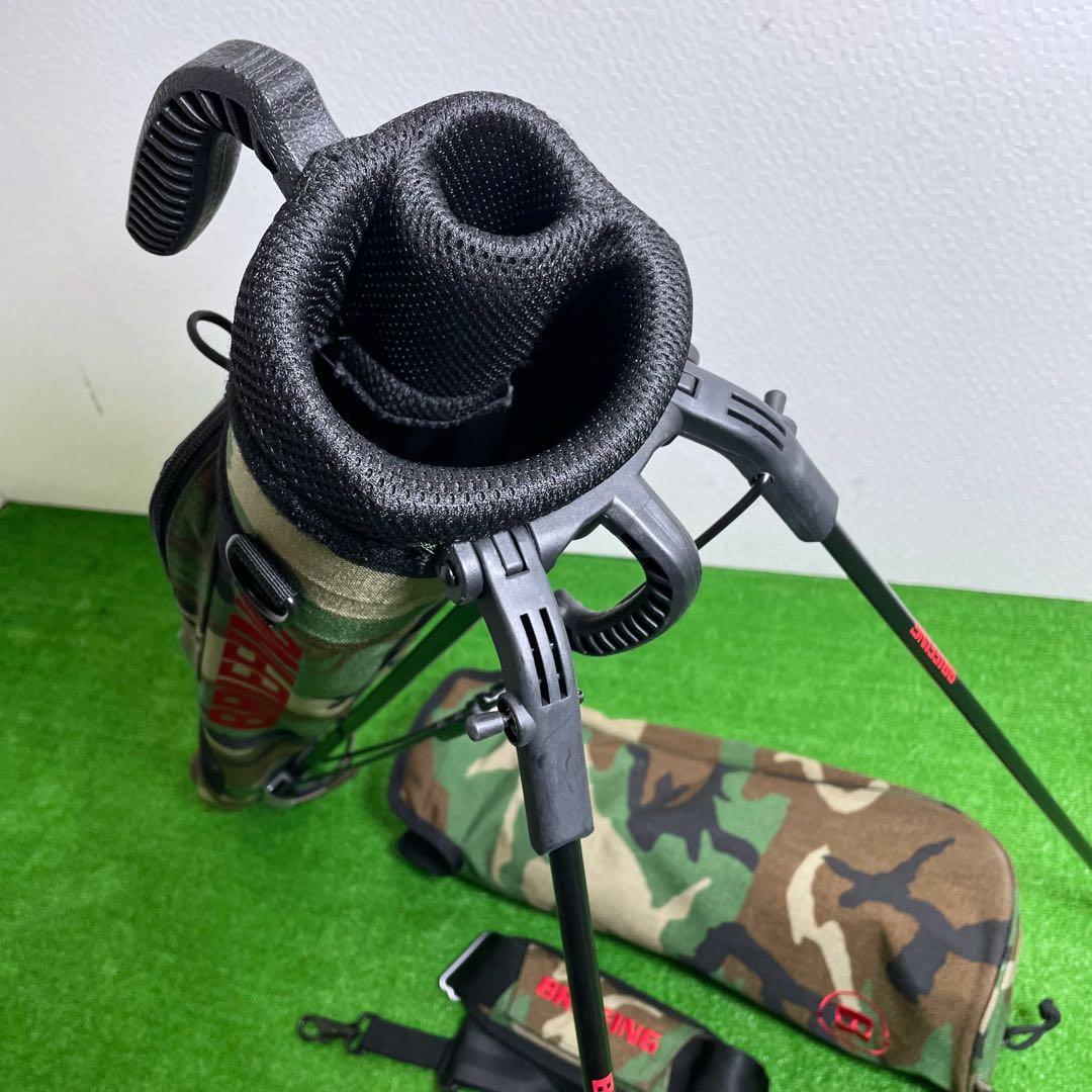 BRIEFING セルフスタンドキャリー カモ 迷彩 展示未使用品 ゴルフバッグ