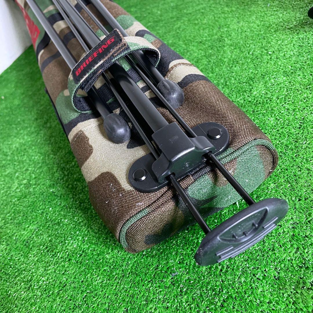 BRIEFING セルフスタンドキャリー カモ 迷彩 展示未使用品 ゴルフバッグ