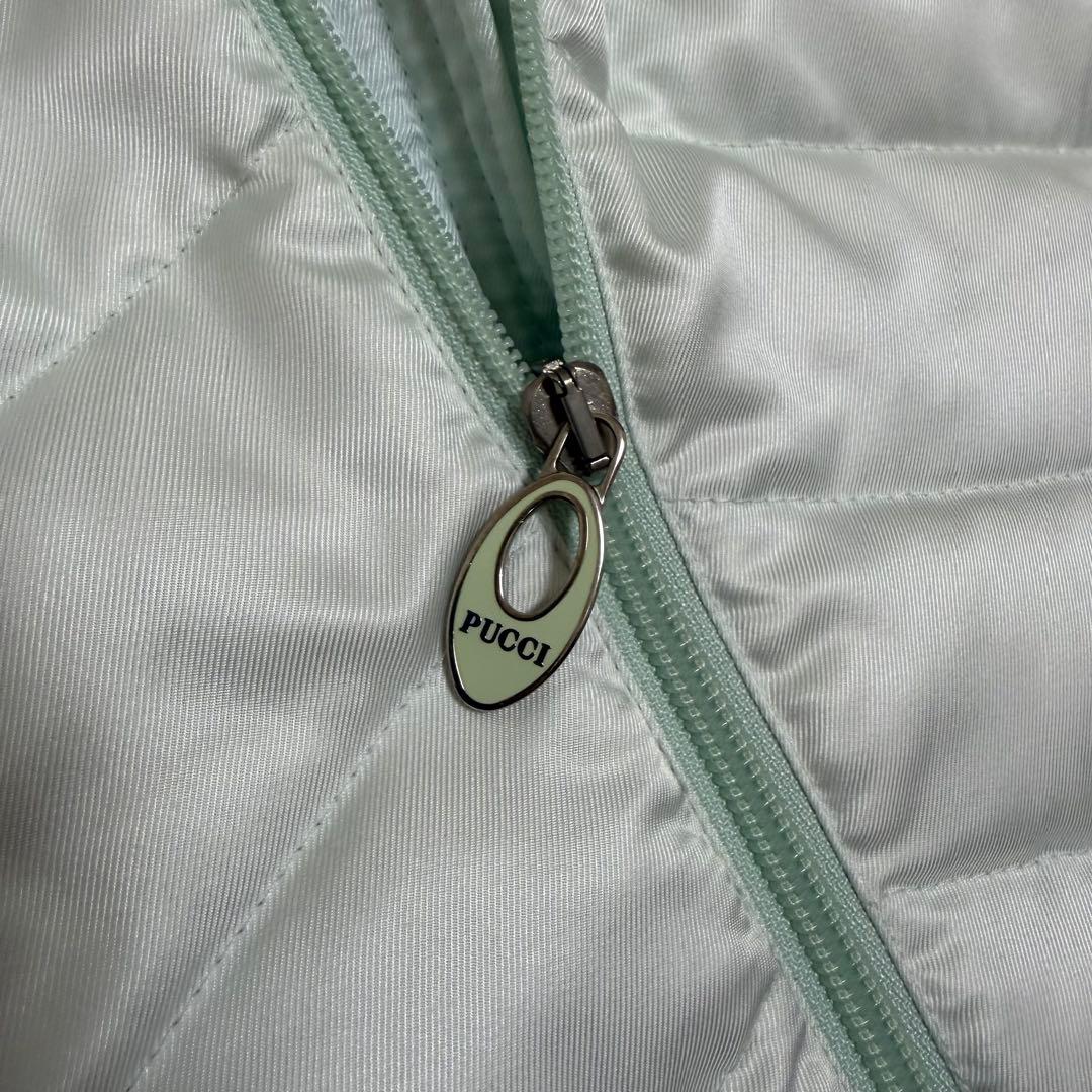 EMILIO PUCCI ダウンベスト　ノースリーブ　総柄　派手