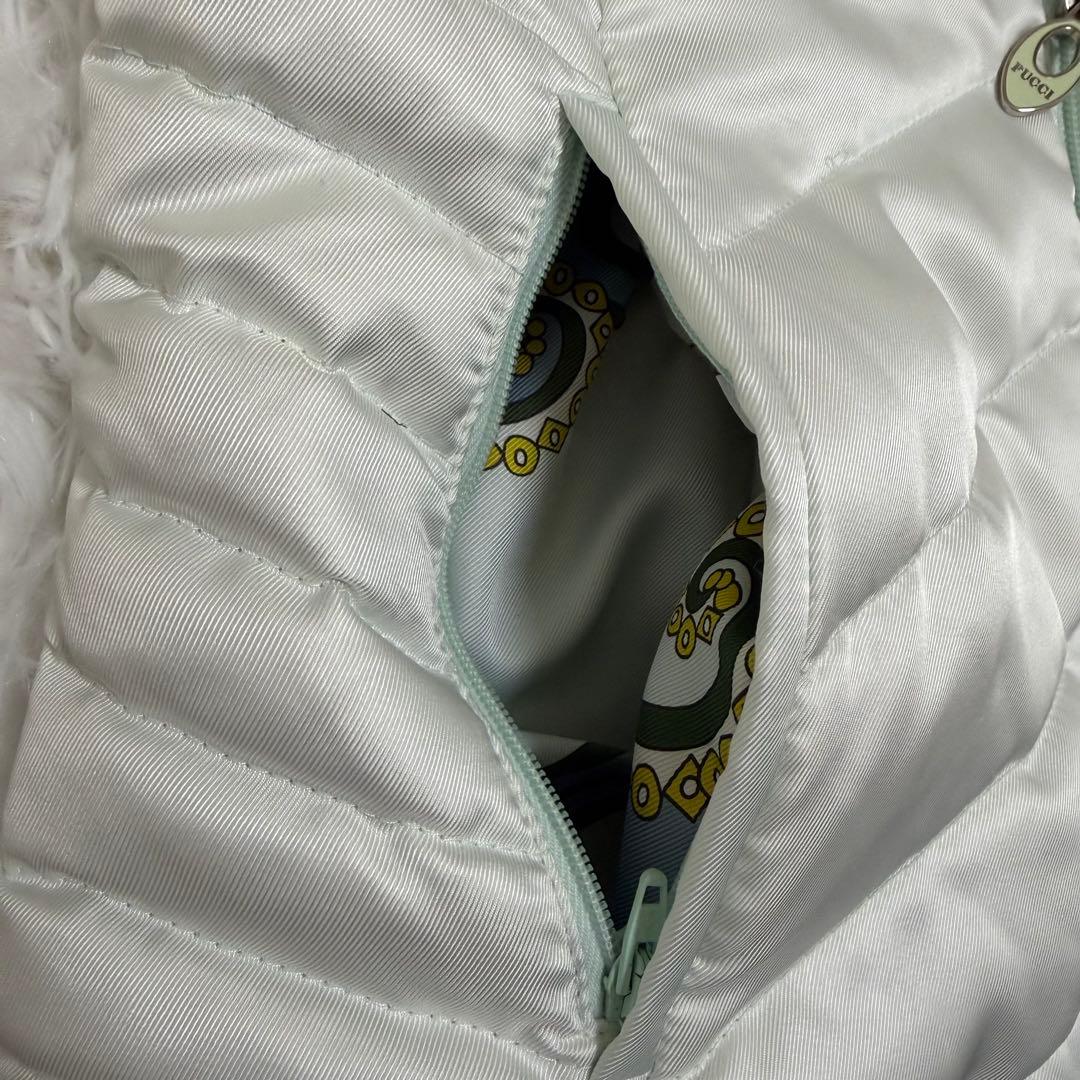 EMILIO PUCCI ダウンベスト　ノースリーブ　総柄　派手