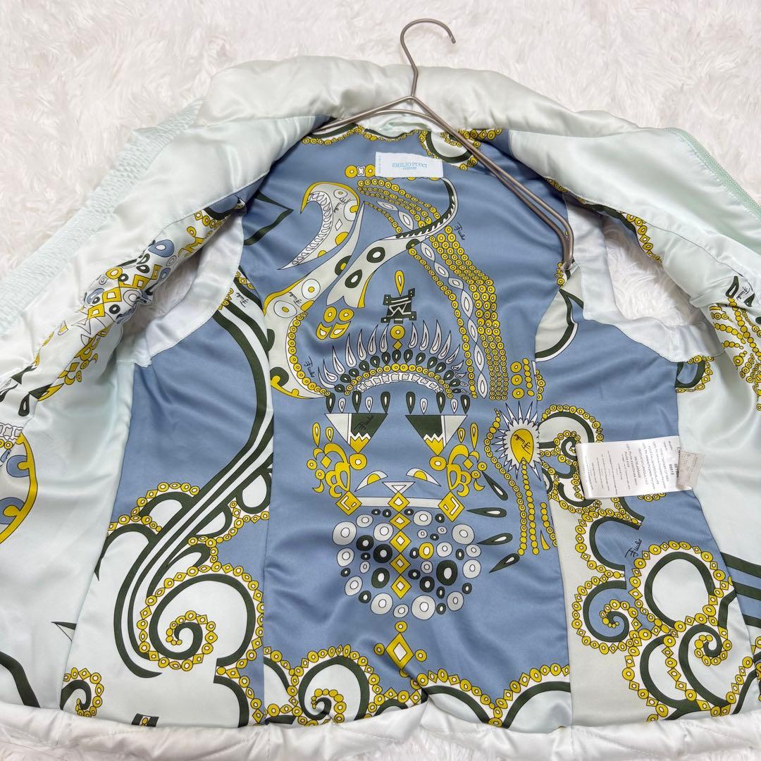 EMILIO PUCCI ダウンベスト　ノースリーブ　総柄　派手