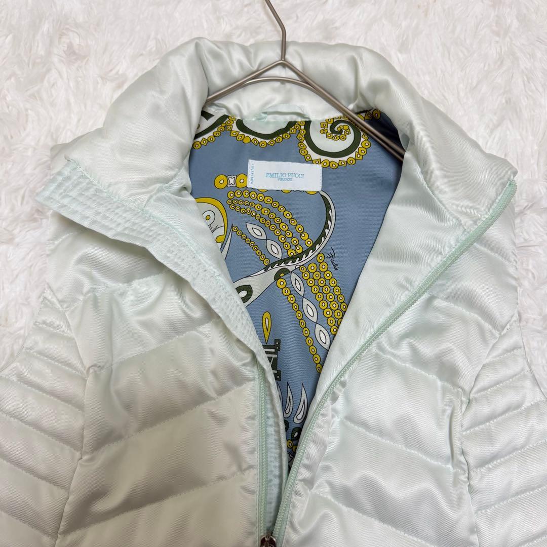 EMILIO PUCCI ダウンベスト　ノースリーブ　総柄　派手