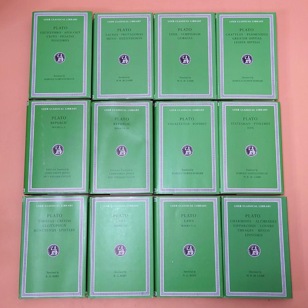 ロ*ー様 【良品】 洋書 ローブ・クラシカルライブラリー プラトン 全12巻 ま