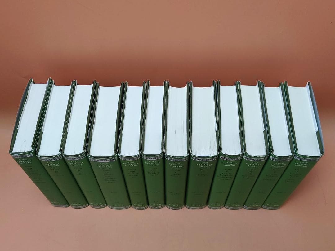 ロ*ー様 【良品】 洋書 ローブ・クラシカルライブラリー プラトン 全12巻 ま