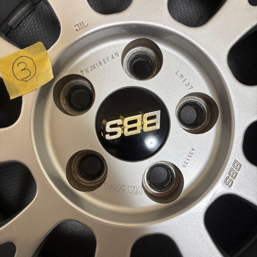 BBS LM 18インチ PCD100 86 プリウス