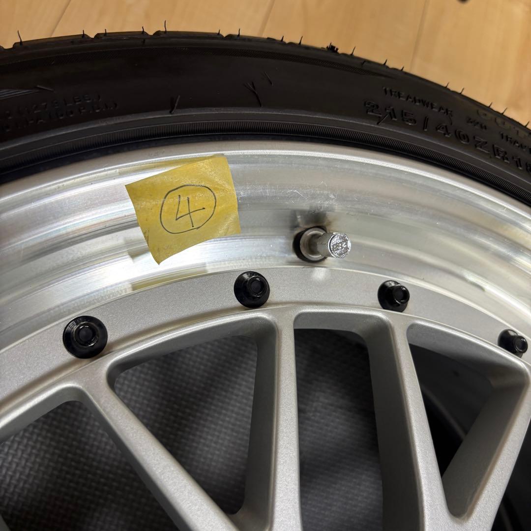 BBS LM 18インチ PCD100 86 プリウス