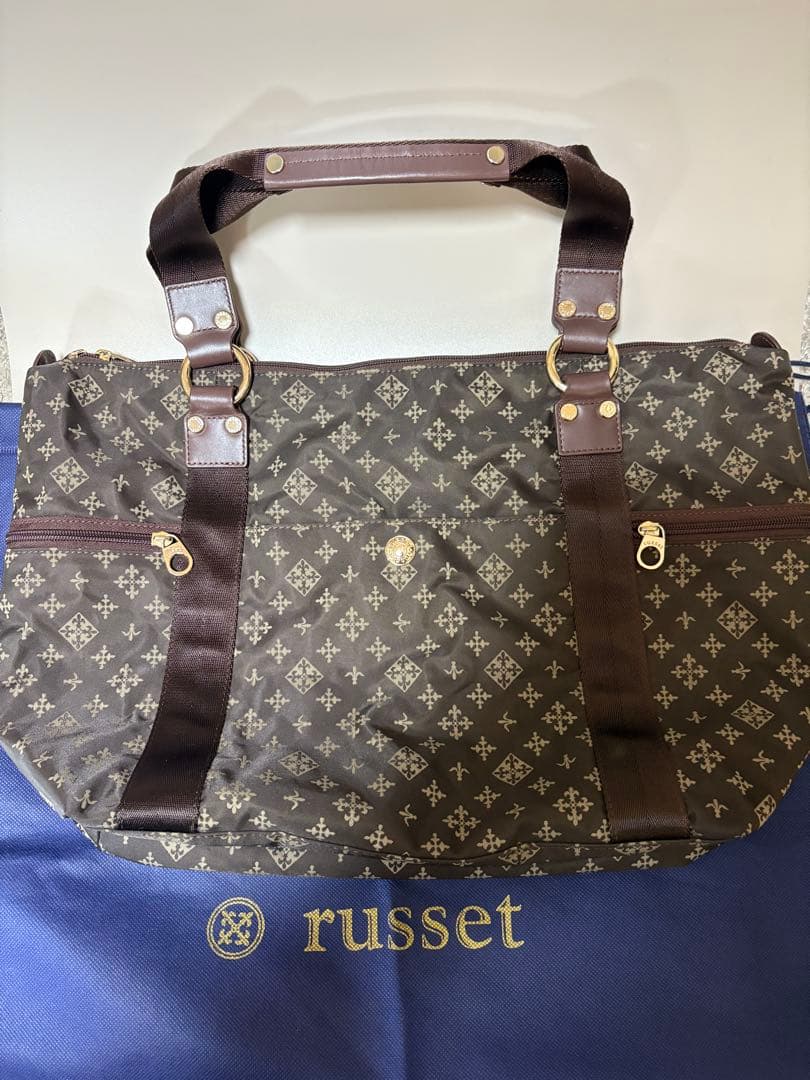 美品✨ラシットrusset大容量トートバッグ 肩掛け可