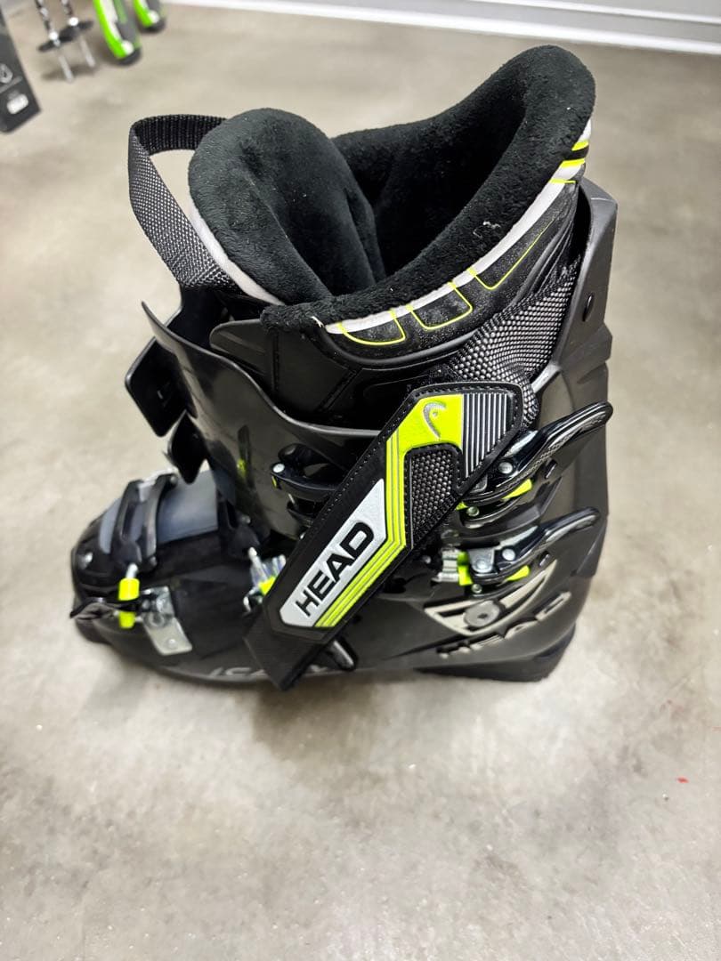 ホジナシ HEAD スキー ブーツ 280/285 ブラック/イエロー