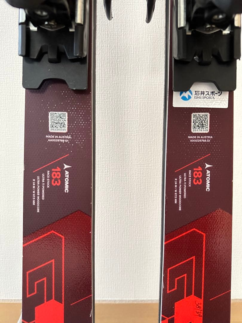 タ*ん様 【美品】 Atomic スキー板 G9 レッドスター 183cm