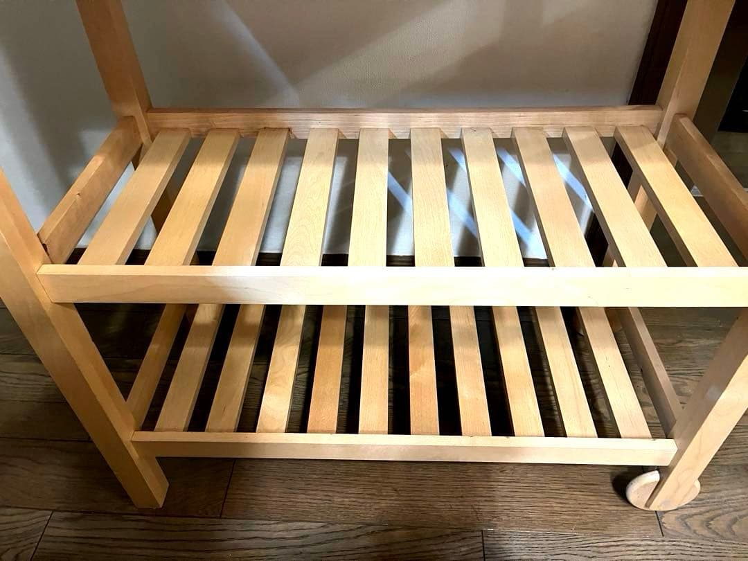 IKEA イケア FÖRHÖJA キッチンワゴン 木製